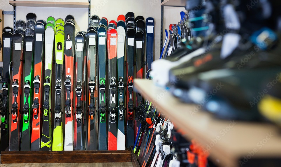 Ski sticker 3D and flat MICHEL ITC
