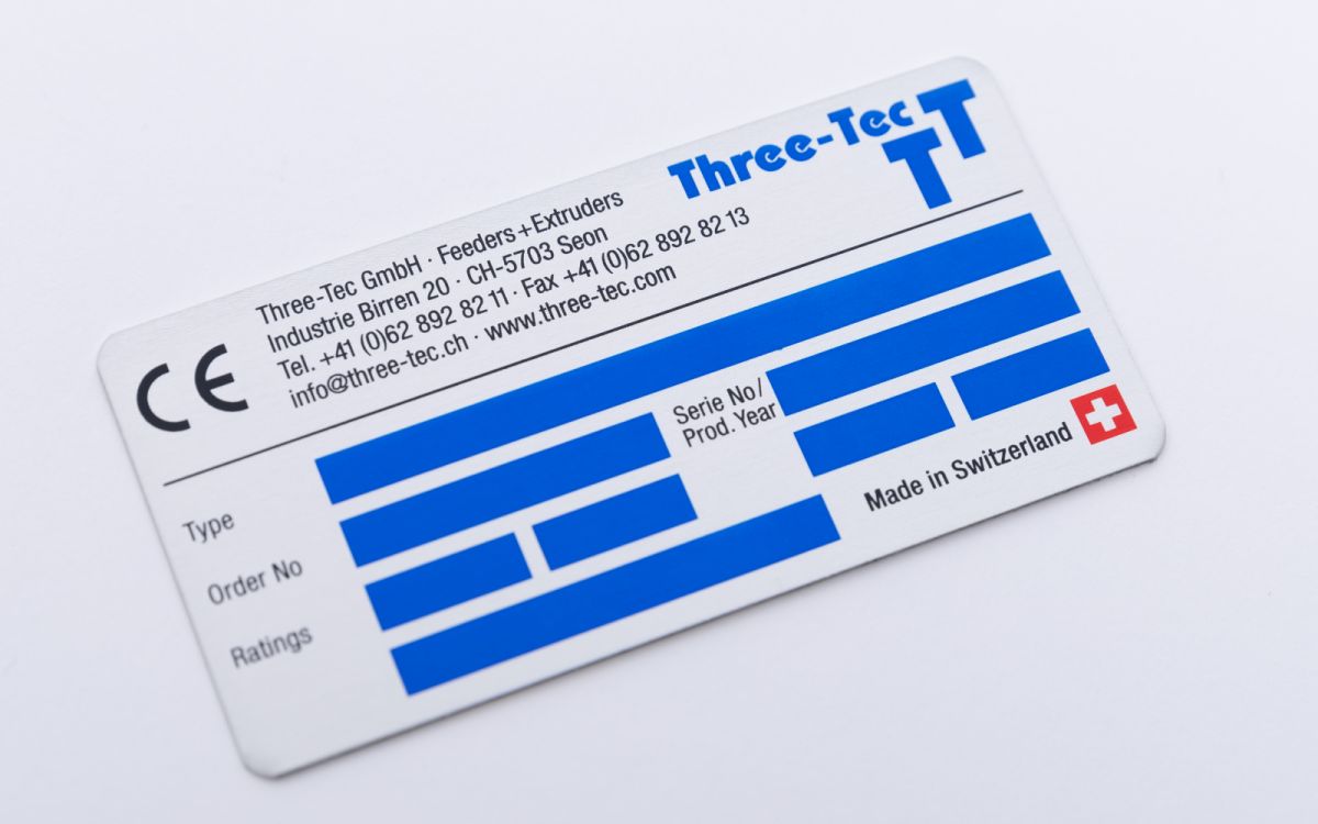 High quality rating plates | MICHEL IC